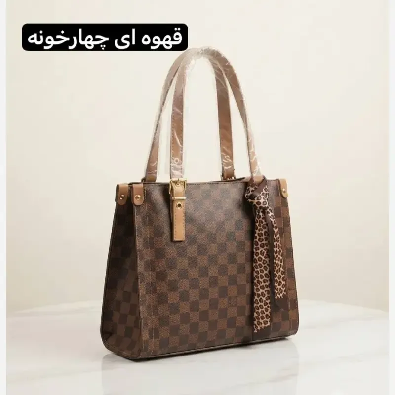 کیف زنانه چرم مصنوعی رسمی و روزمره با بند بلند