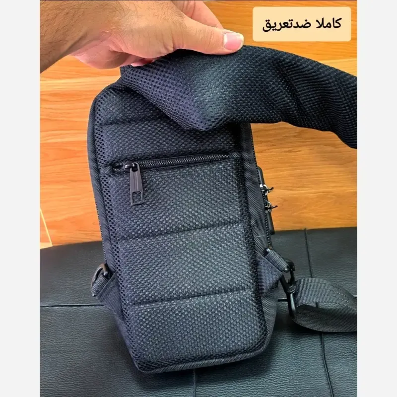 بادی بگ مردانه بنج جنس ریپس خارجی ضد آب رمزدار مدل ساده