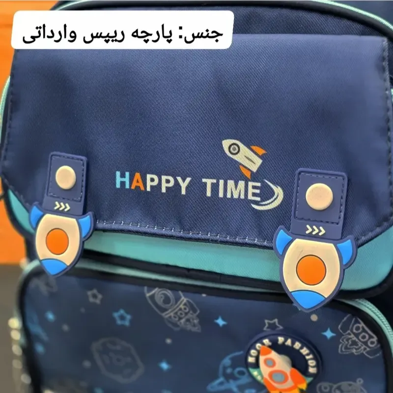 کوله پشتی پسرانه موشکی ضد آب مناسب کلاس اول تا چهارم