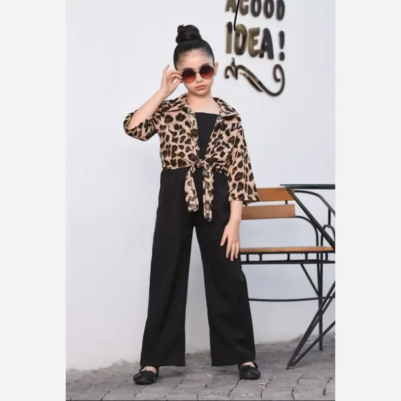 ست شومیز و اورال دخترانه مجلسی سایز 40 تا 55